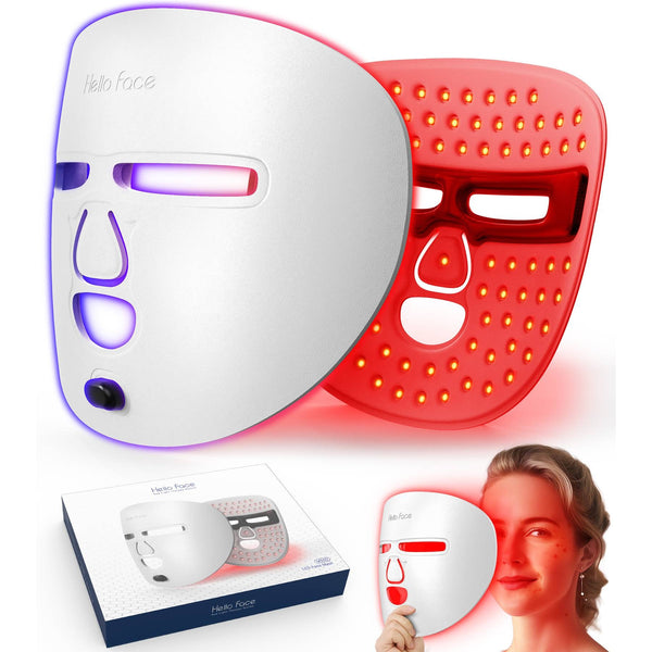 Máscara Facial LED Terapia de Luz Vermelha